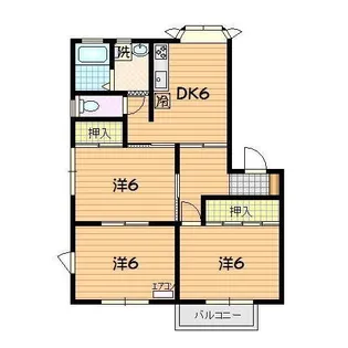 カーサグラチェ【2階】の間取り