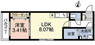 フェリーチェVI【3階】の間取り