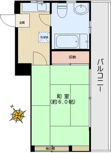 横山ビル【3階】の間取り