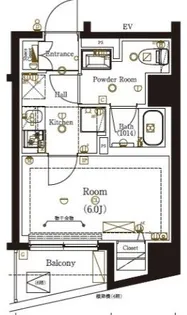 MA-RO弘明寺【4階】の間取り