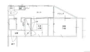 清美荘【2階】の間取り