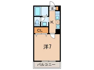 ル-チェ川崎【1階】の間取り
