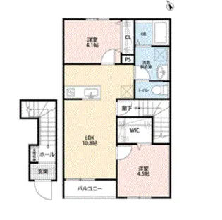 リーブルファイン久喜東 II【2階】の間取り