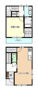 GLANZ Heim喜々津Bの間取り