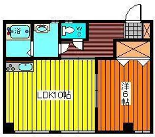 サンライズタカナオ【3階】の間取り