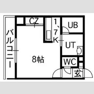 ラッフィナート【4階】の間取り
