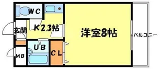 ソルフェリセス【2階】の間取り