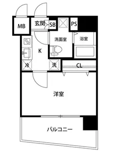 ハーモニーレジデンス東京イーストコア【10階】の間取り