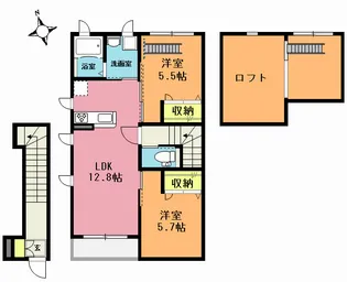 フォレストガーデン【2階】の間取り