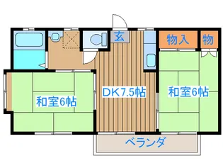 メゾン欅【2階】の間取り
