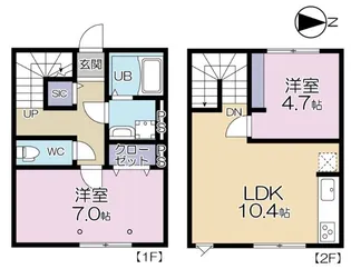 GrandReve D棟の間取り