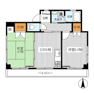 シティーコープ91【3階】の間取り