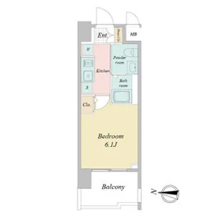 Live Casa堀田【3階】の間取り