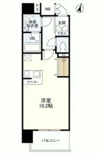パイン新宿【9階】の間取り