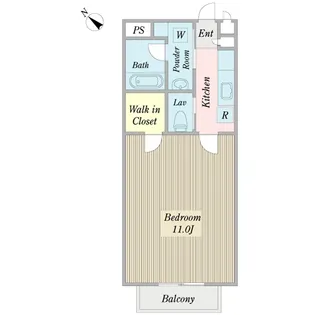 ボン・リジエール【2階】の間取り