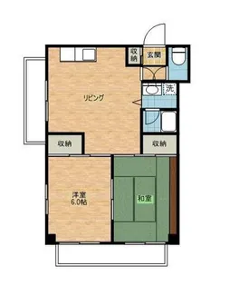 ソレイユ富士見【2階】の間取り