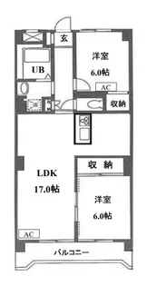 グランメール戸田【5階】の間取り