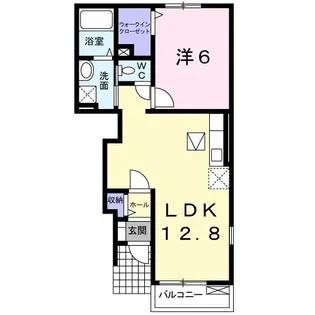 テンダーネスA【1階】の間取り