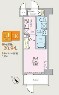 HY’s 西横浜【1階】の間取り