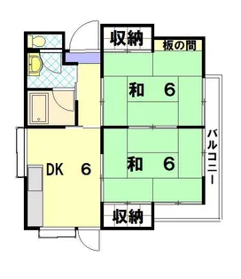 ハイツ辻【1階】の間取り