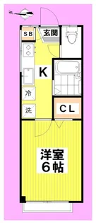 フォレスト中央【1階】の間取り