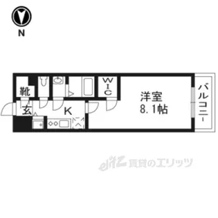 エスリード京都梅小路【5階】の間取り