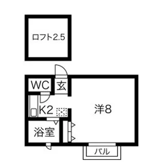 イーストグリーン【2階】の間取り