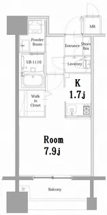 エンクレスト呉服町【2階】の間取り