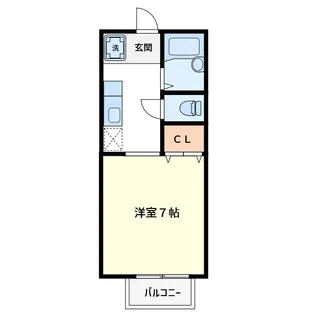 ハイツシャルマン【1階】の間取り