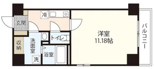 エメラルドHILL【6階】の間取り