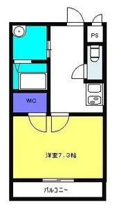 フジパレス石津川サウス【1階】の間取り