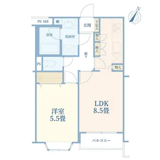 日神パレス久が原【2階】の間取り