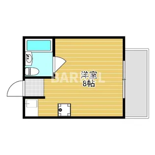 川西ハイツ【1階】の間取り