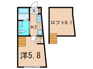 flourish【2階】の間取り