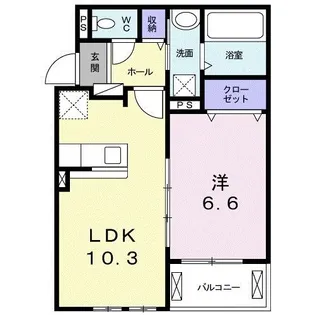 リ・ブラン【2階】の間取り