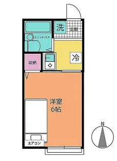 さゆり荘【1階】の間取り