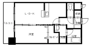 ABITI浜町【13階】の間取り
