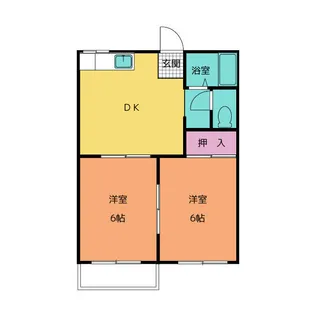 タウニー山田 C【1階】の間取り