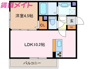 ルミエール エイト【3階】の間取り