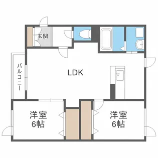 さくら館 壱【3階】の間取り