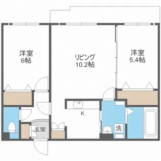 セントポーリアエール【2階】の間取り