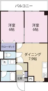 サントスビル【3階】の間取り
