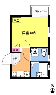 スカイハイム【2階】の間取り