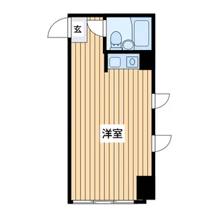 鶴田第一ビル【5階】の間取り