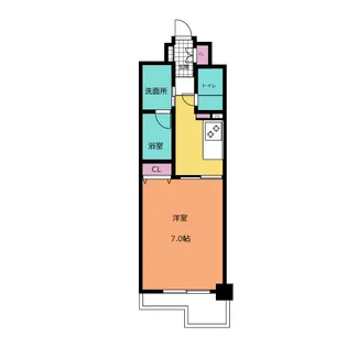 TENAS今池【6階】の間取り