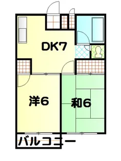 大虹シティ【1階】の間取り