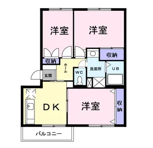 ニューキャッスル宮本【1階】の間取り