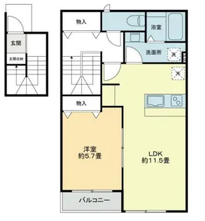 TMCマビック【2階】の間取り