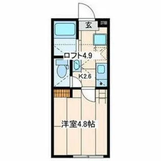 リコグランデ港南【2階】の間取り
