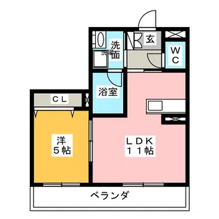 グレイス小野【3階】の間取り